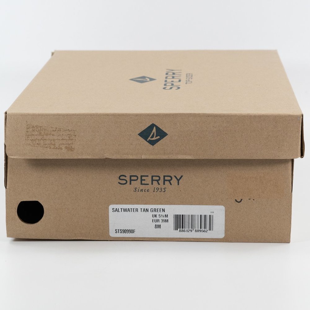 Sperry Women's Saltwater Duck Boot 'Tan Green' STS90998F Rain Boots size 6 - 11 - Picture 10 of 14
